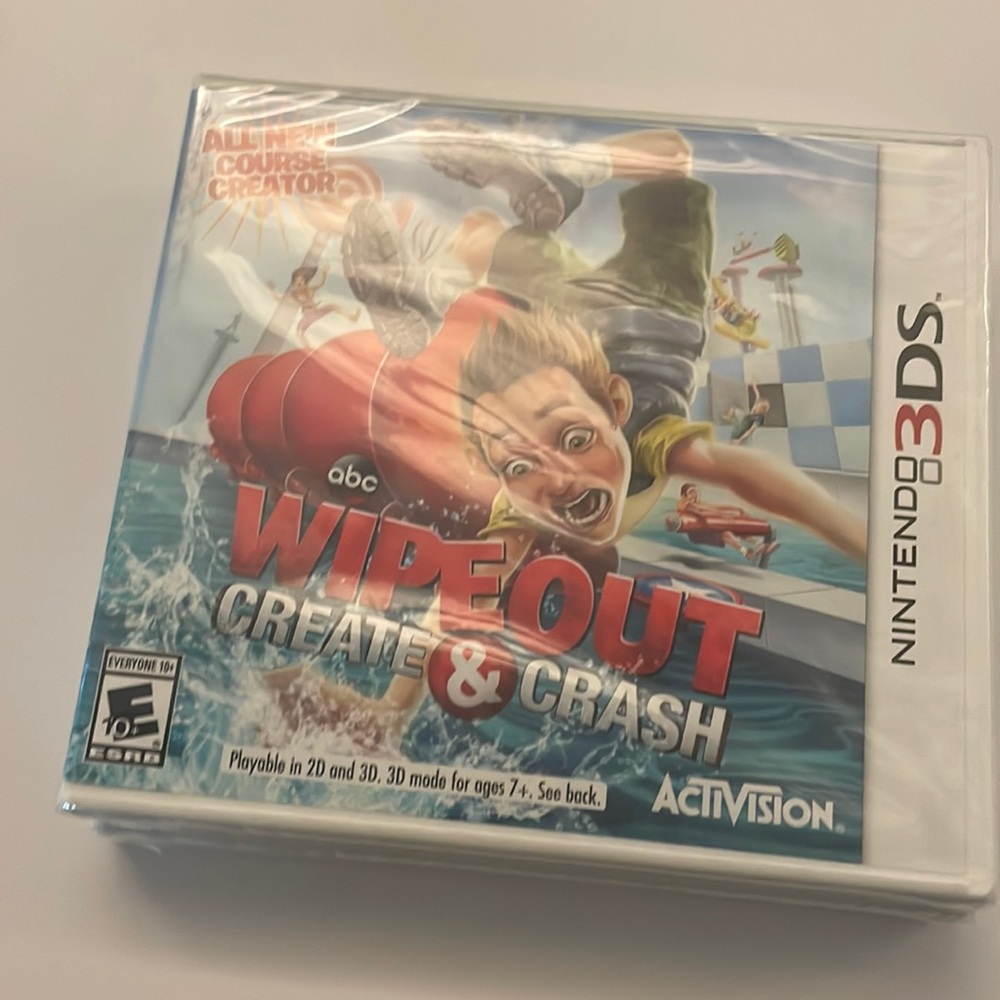 ABC Wipe out Nintendo ds3 game